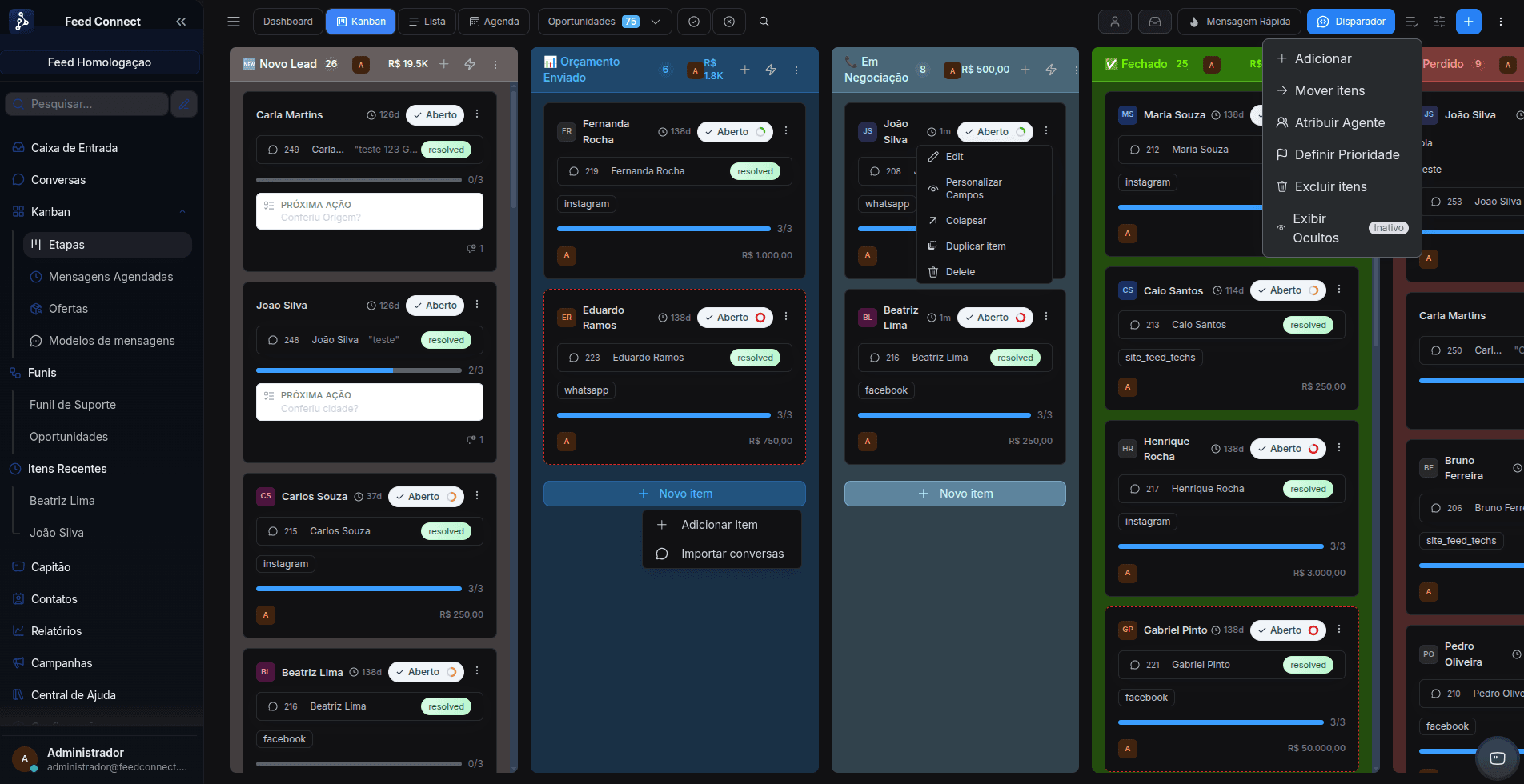 Kanban para vendas: organize seu funil e feche mais negócios